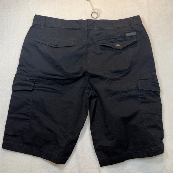 Guess Cargo Shorts Mens Size 36 Black Preppy Hiking Gorpcore Casual - Picture 10 of 10